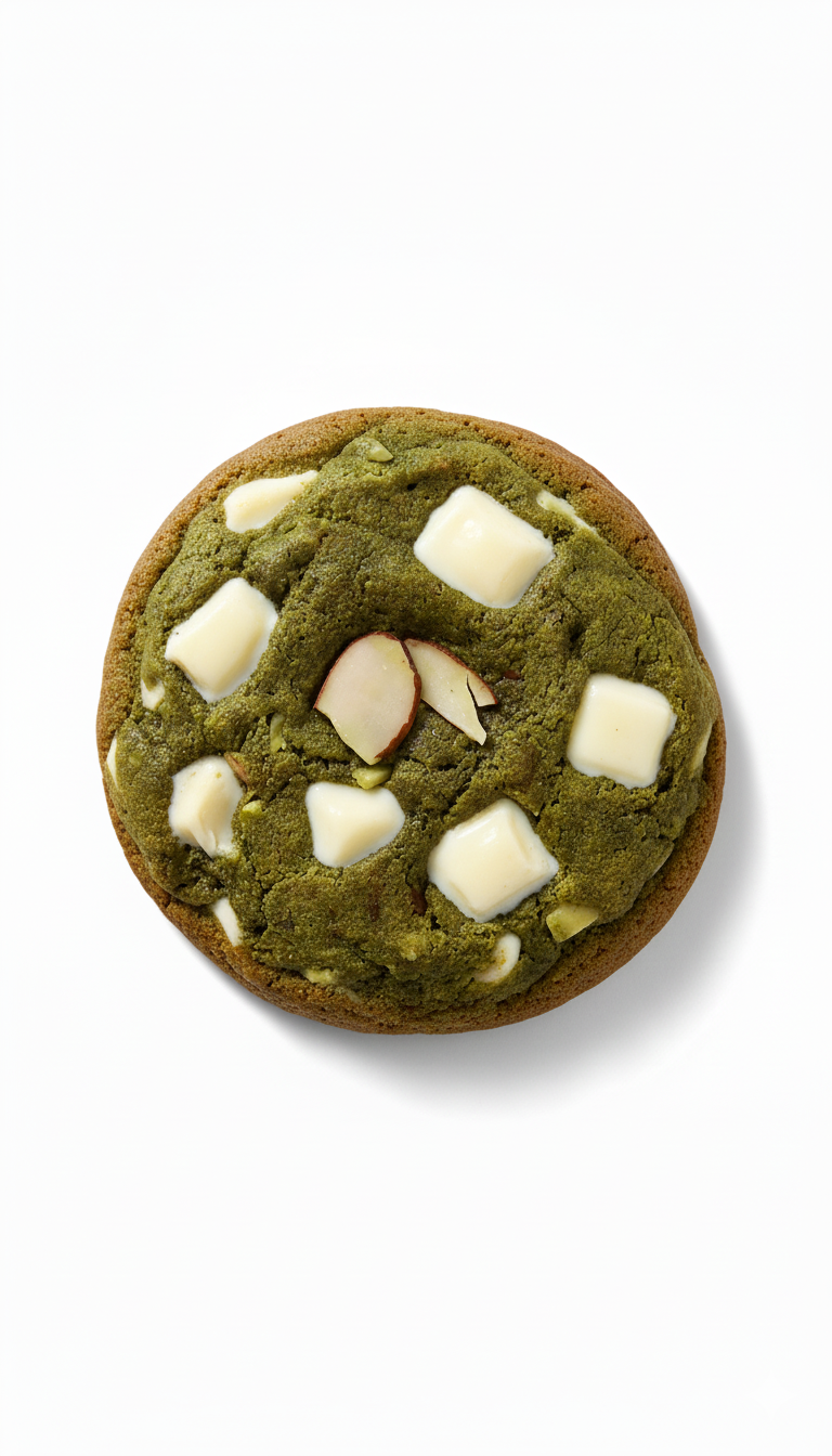Matcha White Chocolate Whey Protein Cookies