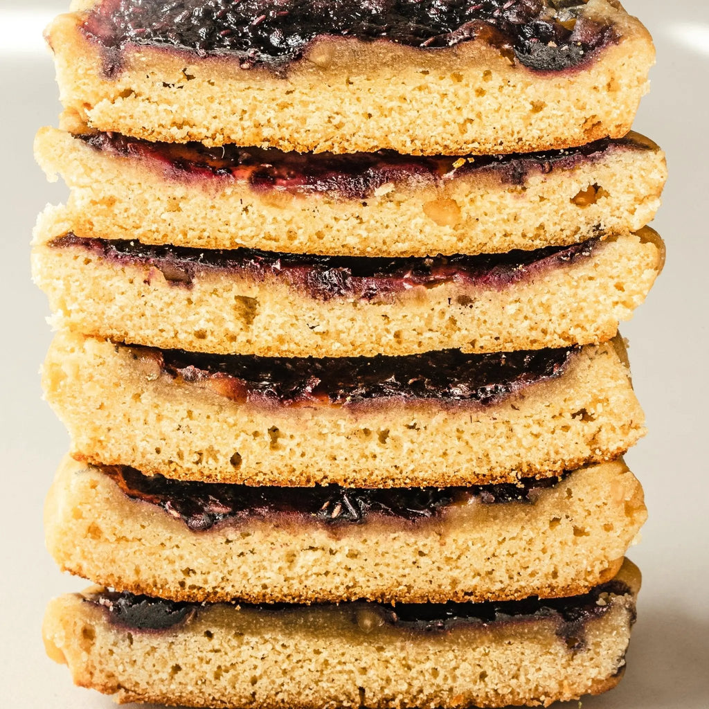 Peanut Butter & Jelly Whey Protein Cookies - Stay Real Food Inc.